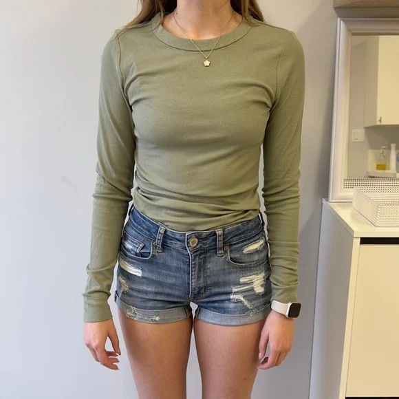 H&M Ribbed Modal-Blend top - Picture 1 of 3